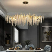 Gold Branch Aluminum Pendant Light 14-Light