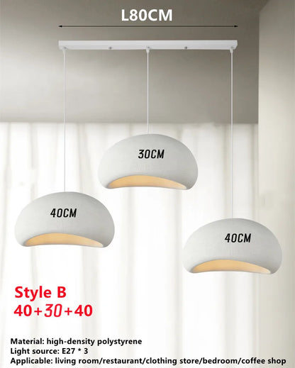Decorbites™ Handgefertigte Wabi-Sabi-Hängeleuchte LED-Pendellampe für nordisches Restaurant-Insel