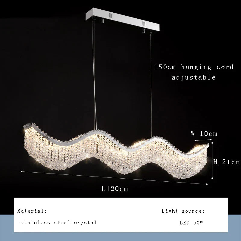 Decorbites™ Kristallperlen-Kronleuchter LED-Lichter für modernes luxuriöses Wohnraumausstattung & Schlafzimmer