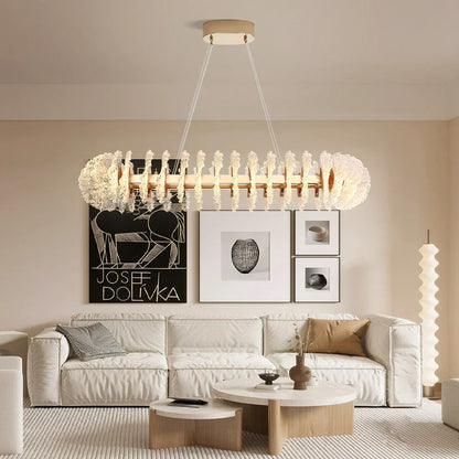 Decorbites™ Korallenblumen-Kristall-Leuchter: Moderne Luxus-LED-Pendelleuchte für Zuhause