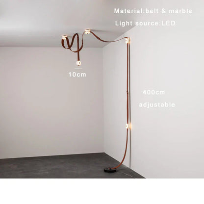 Decorbites™ Designer-Gürtel Marmoranhängerleuchten: Luxuriöse dimmbare Leuchte für Villa und Duplex