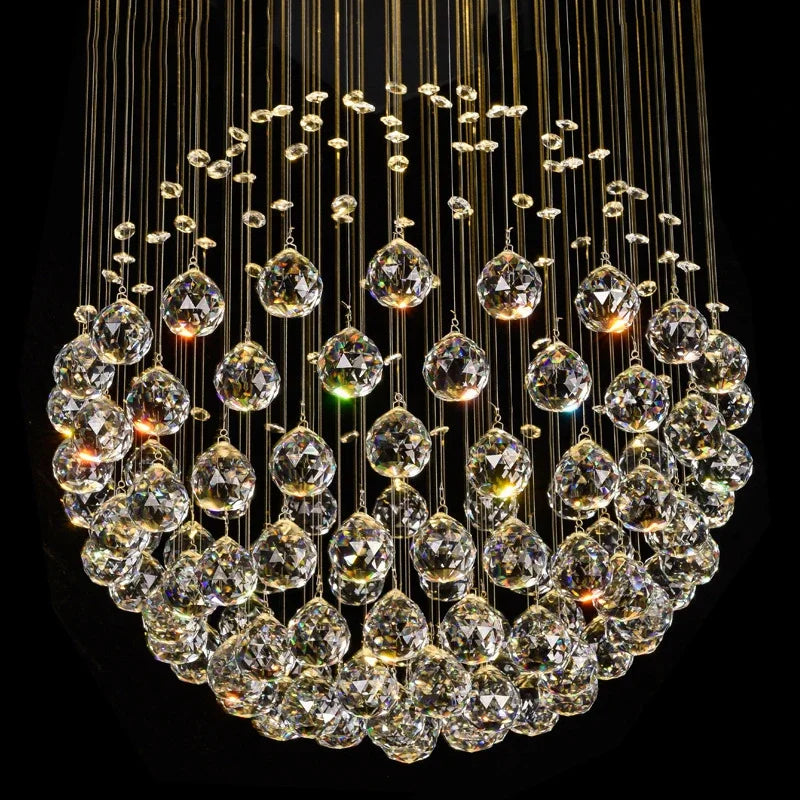 Decorbites™ K9 Kristallkugel LED Deckenleuchter für Wohnzimmer Esszimmer Schlafzimmer Heimdekoration