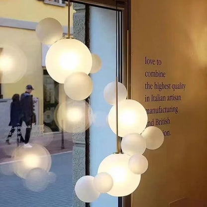 Decorbites™ Glasleuchter: Nordisch-italienische LED-Hängeleuchte für Wohn- und Esszimmer