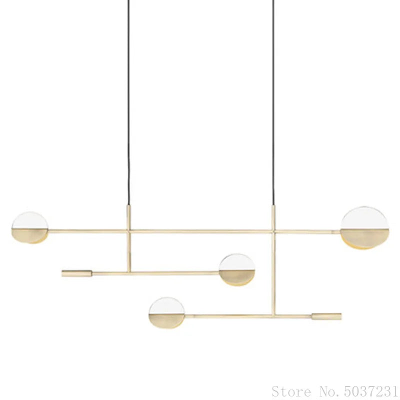DecorBites™ Geometric Iron Pendant Lamp for Home Decor and Lighting