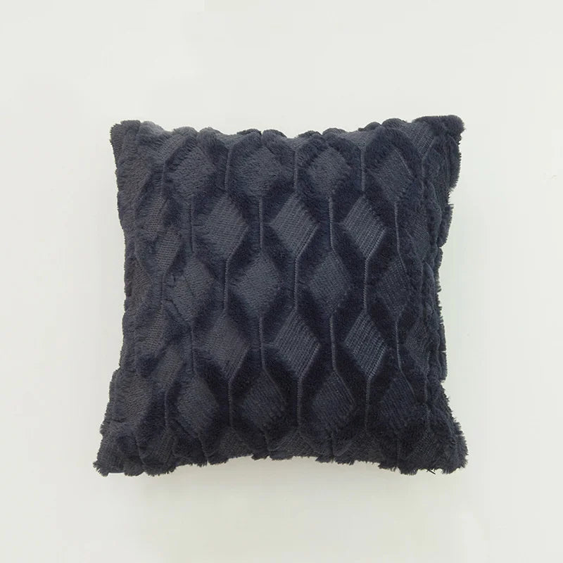 DecorBites™ Diamond Solid Embroidery Cushion Cover - Modern Home Decor