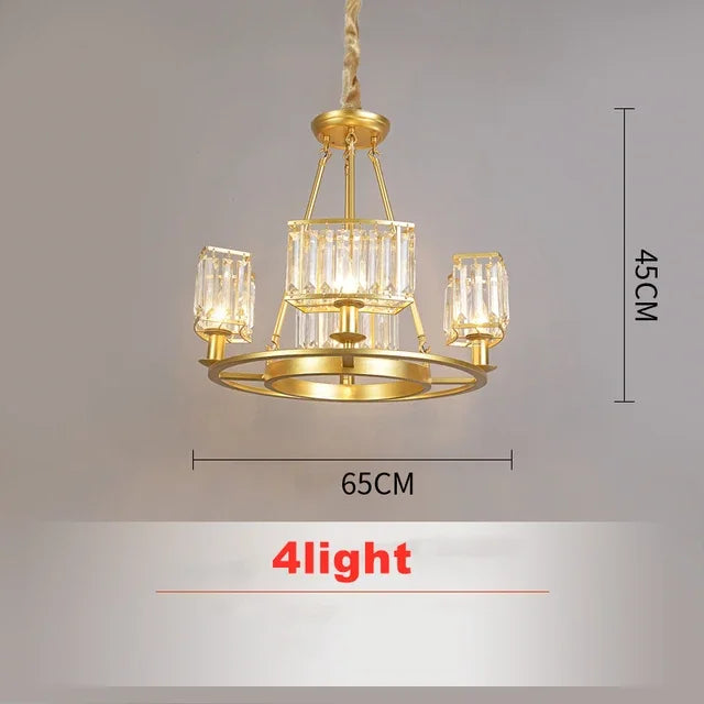 Decorbites™ Kupferkristall-Lüster: Moderne LED-Deckenleuchte für Heimdekoration & Atmosphäre, Wohnzimmer, Esszimmer, Schlafzimmer