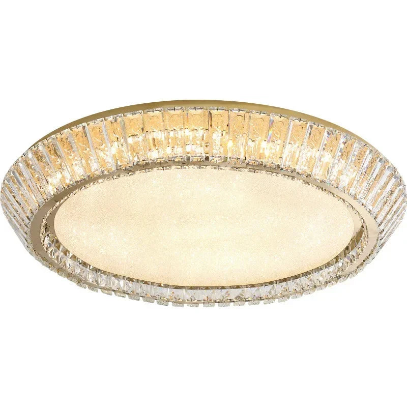 Gold Crystal LED Ceiling Light Dia80cm 192W