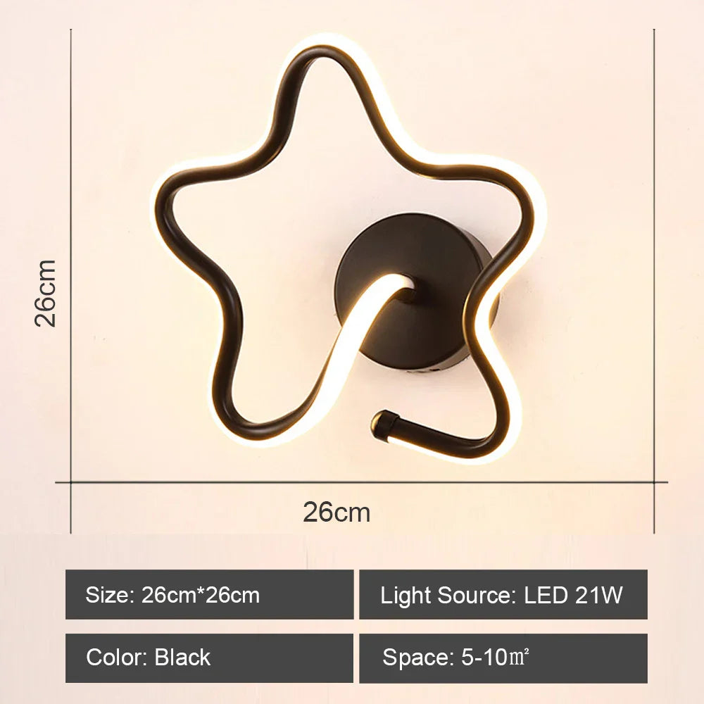 Decorbites™ LED-Acrylic-Wandlampenschirm für Schlafzimmer Wohnzimmer Heimdekoration