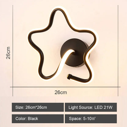 Decorbites™ LED-Acrylic-Wandlampenschirm für Schlafzimmer Wohnzimmer Heimdekoration