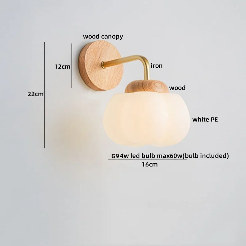 Decorbites™ Baumwoll-LED-Wandleuchten mit Zugschalter für Restaurant, Wohnzimmer, Schlafzimmer