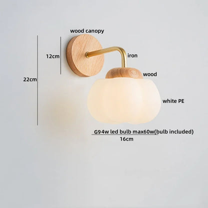 Decorbites™ Baumwoll-LED-Wandleuchten mit Zugschalter für Restaurant, Wohnzimmer, Schlafzimmer