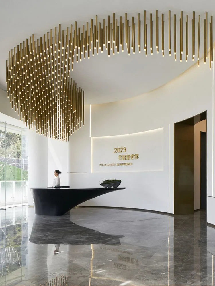 Gold Elegant Dining Chandelier