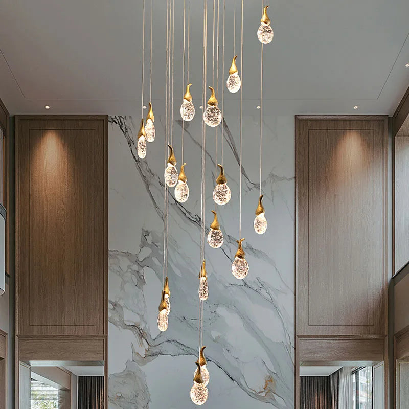 Crystal Gourd Chandelier