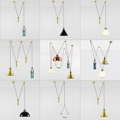 Decorbites™ Glasleuchter: Nordisch-minimalistischer verstellbarer LED-Dekorations-Hängeleuchter