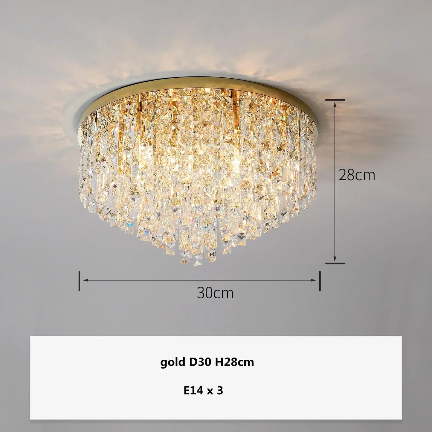 Decorbites™ Kristallstahl LED Deckenleuchter, modernes Art-Deco-Leuchtenobjekt