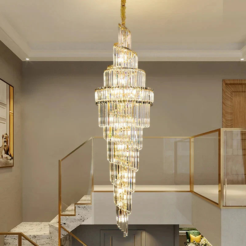 Deluxe Crystal Pendant Chandelier