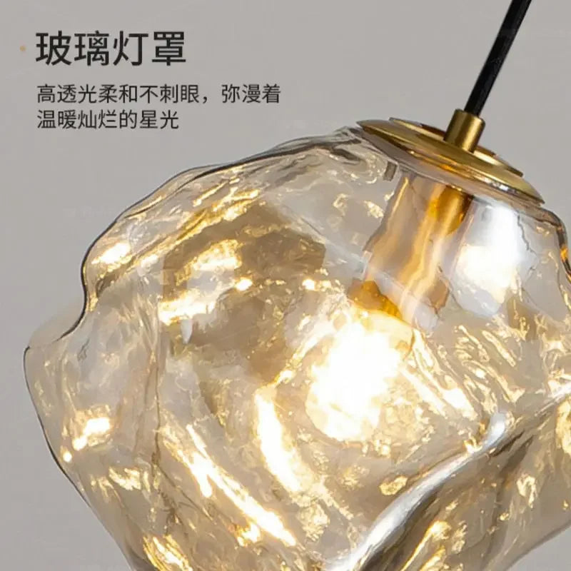 Modern Lava Sculptural FRP Pendant Light