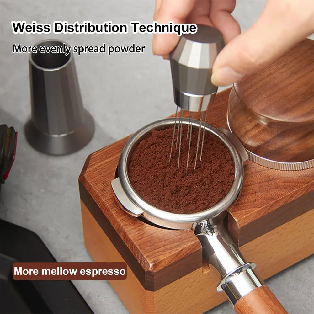 Decorbites™-Espresso-Verteiler-WDT-Werkzeug-Kaffeetamper-Rührstab aus Aluminiumlegierung Barista-Zubehör