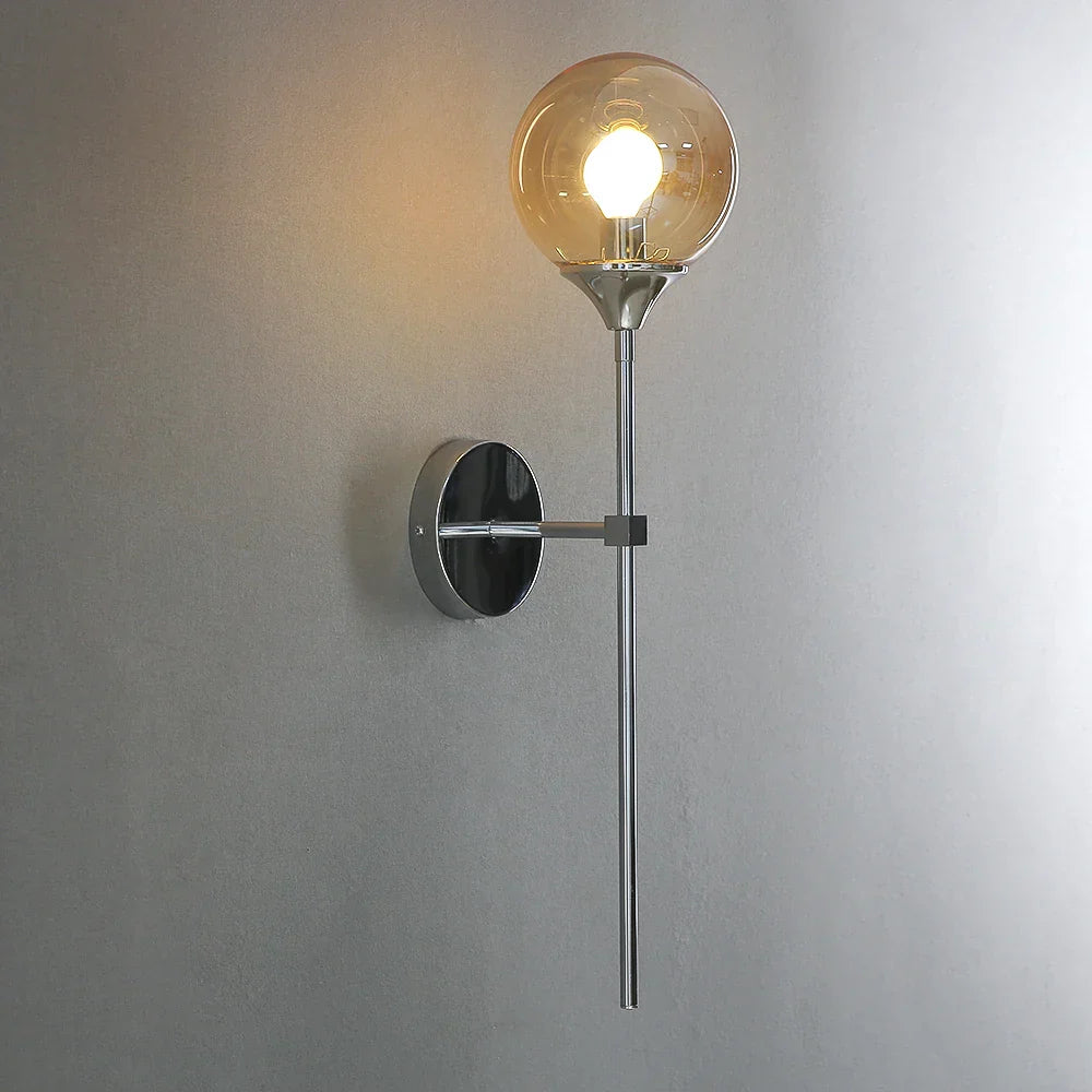 Gold Glass Kitchen Lamp