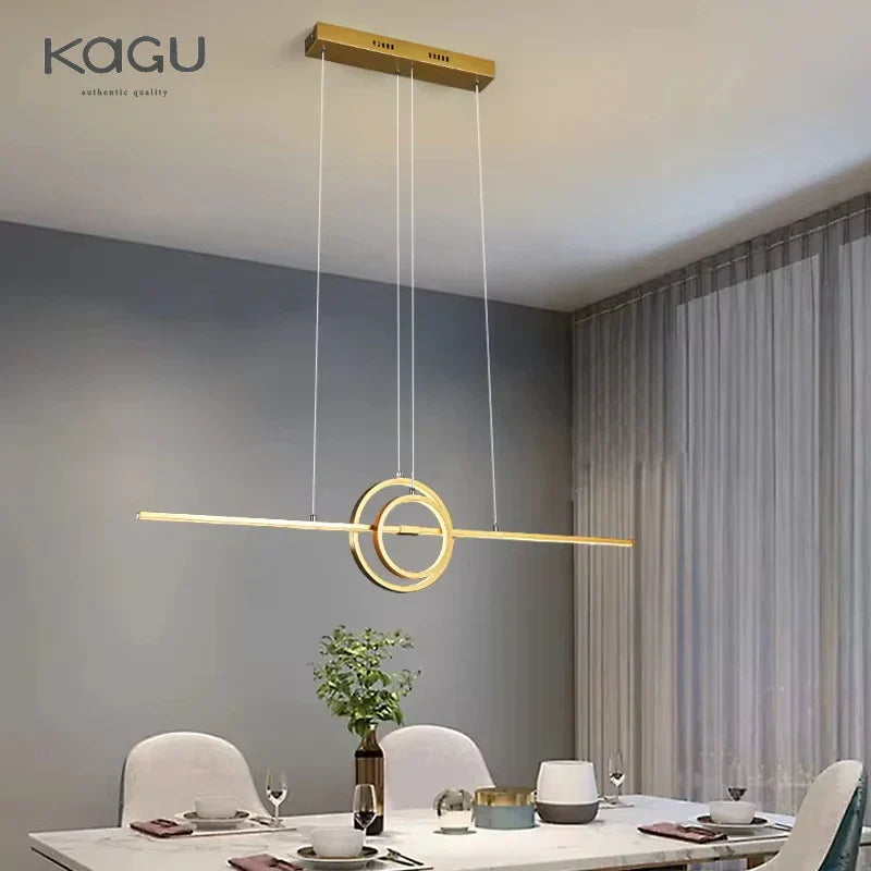 Black Aluminum Hanging Light