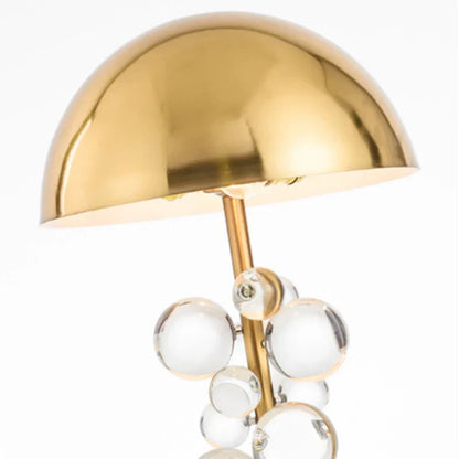 Decorbites™ Goldener Pilz-Kristallkugel-Tischleuchte Bunt Kreative Schlafzimmer-Dekoration