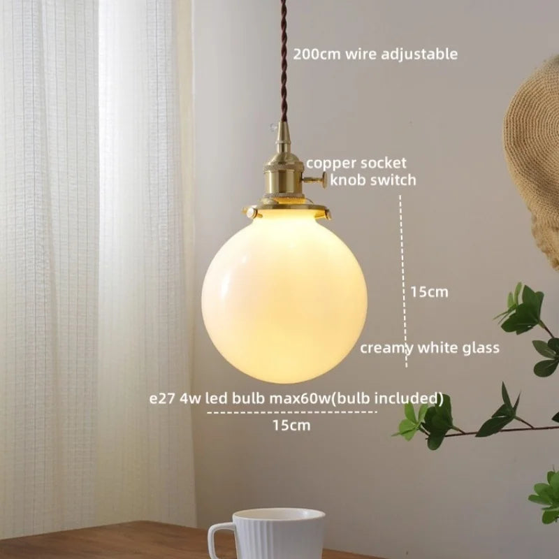 Decorbites™ Grüne Glas-LED-Pendantleuchten Moderne Hängelampe Heimdekoration