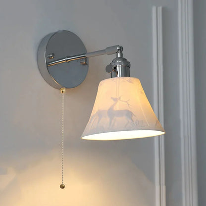 Decorbites™ Eisen-Keramik-LED-Wandleuchte Moderne Wohnzimmer-Wandleuchte Wandlampe