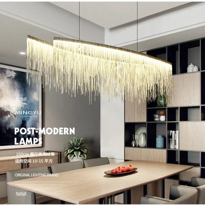 Decorbites™ LED-Aluminium-Quasten-Kronleuchter: Moderne dimmbare Beleuchtung für Wohnzimmer, Hotel, Halle