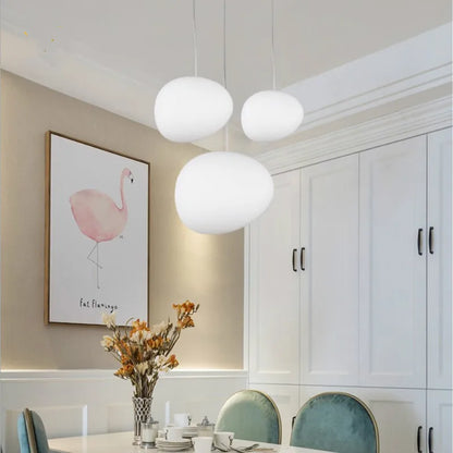 Decorbites™ Glasball-LED-Hängeleuchte – Moderne weiße nordische Hängeleuchte