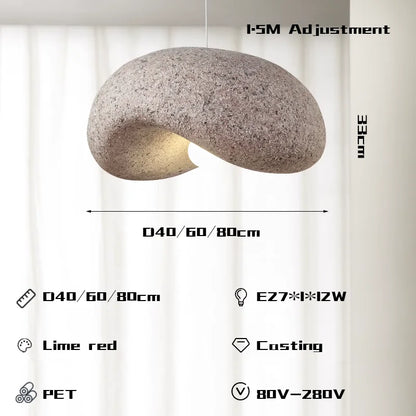Decorbites™ Sahne-Stil LED-Kronleuchter für die Einrichtung zu Hause – Nordisch-minimalistisches Wabi-Sabi-Design