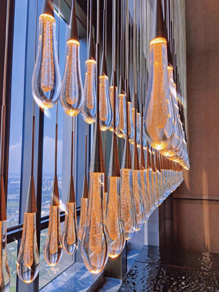 Decorbites™ Kristall-LED-Hängeleuchter für modernes luxuriöses Wohnzimmer