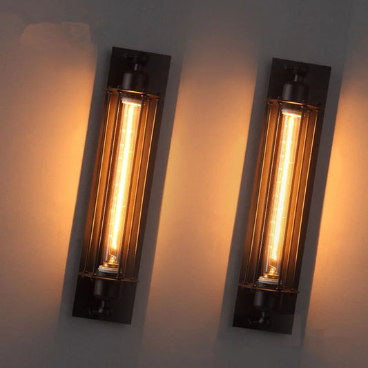Decorbites™ Industrielle Loft Vintage Wandlampe für Schlafzimmer Wohnzimmer Wandapplikation mit ländlichem Charme
