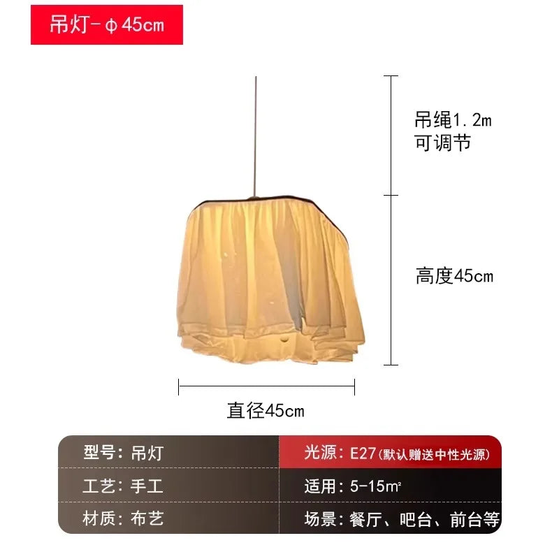 Decorbites™ Französisches Design LED E27 Stoff-Hängeleuchten für Atmosphären-Dekoration in Hotels, Restaurants und Bars