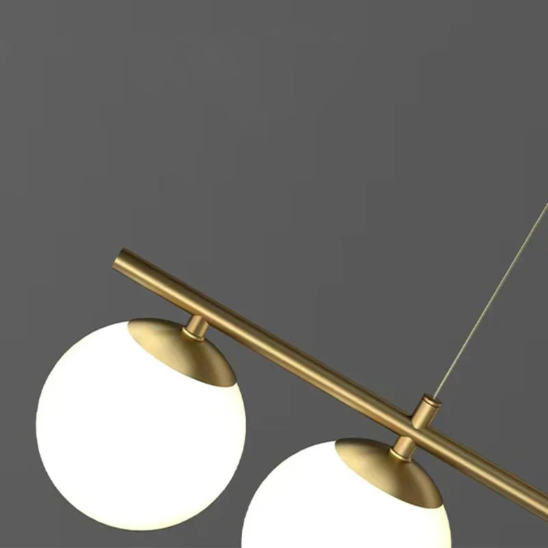Decorbites™ Glas-Kugeln-LED-Kronleuchter für Heim-Esszimmer-Küche-Büro-Dekor-Beleuchtung
