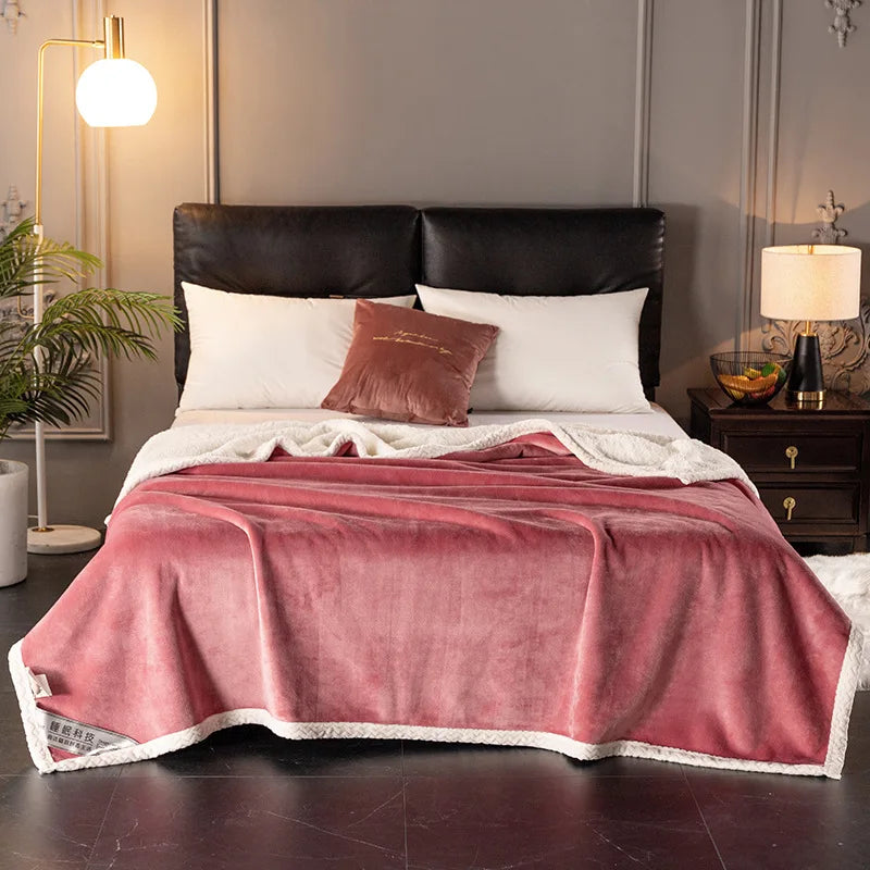 Decorbites™ Zweilagiges Samt-Sofadecke: Luxuriös warm & hautfreundlich