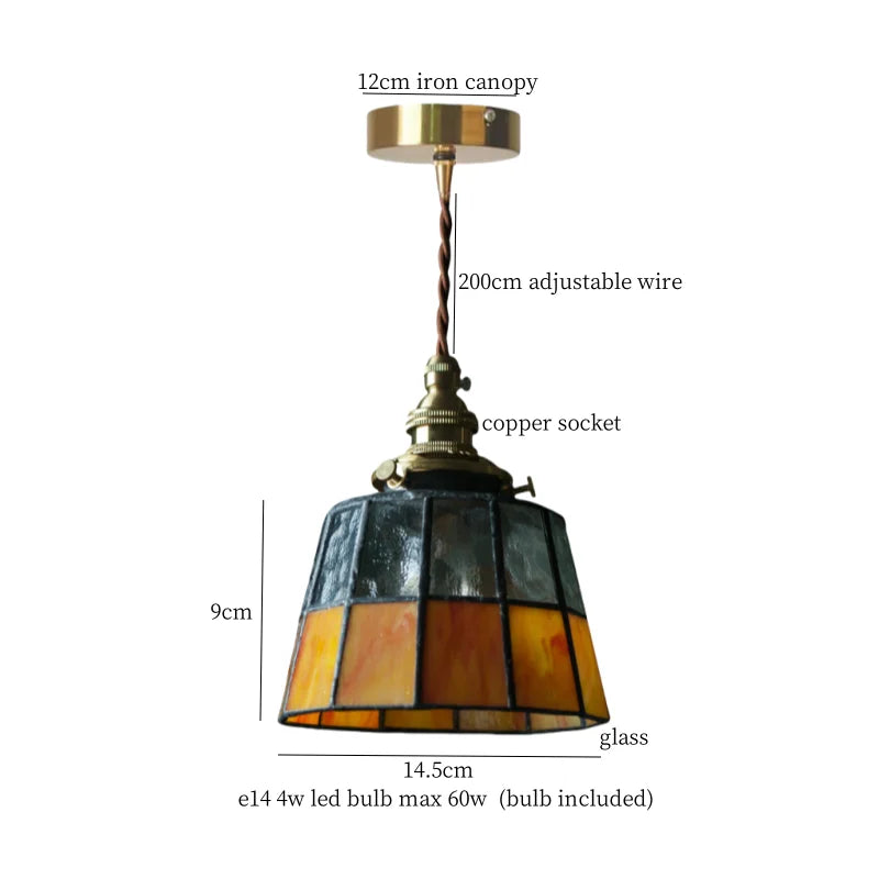 LED Glass Pendant Light