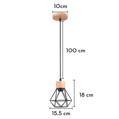 Decorbites™ Industrielles Loft-Pendant-LED-Deckenleuchte für die Dekoration im Wohnzimmer, Küche und Zuhause