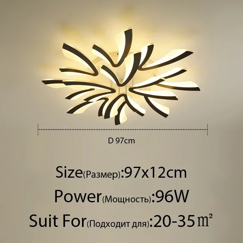 Remote LED Ceiling Fixture