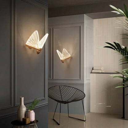 Decorbites™ LED-Schmetterlings-Wandleuchten für Schlafzimmer und Wohnzimmerdekoration, Innenleuchte