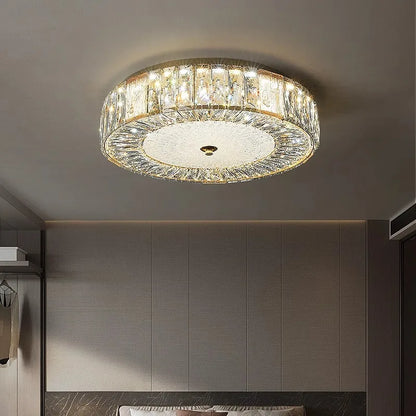 DecorBites™ Gold Glass LED Ceiling Light Fixture Stainless Steel Lamps