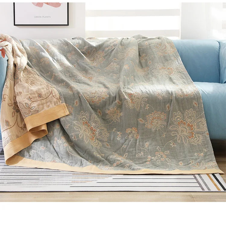 Decorbites™ Baumwoll-Gaze-Sommereinbettung - Leichte Klimaanlagen-Decke für Mädchen