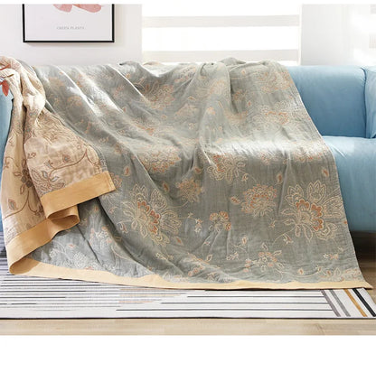 Decorbites™ Baumwoll-Gaze-Sommereinbettung - Leichte Klimaanlagen-Decke für Mädchen