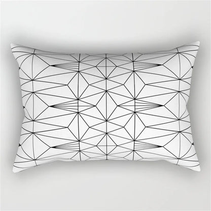 Decorbites™ Geometrisches Wellenlinien-Taljen-Kissenbezug-Set