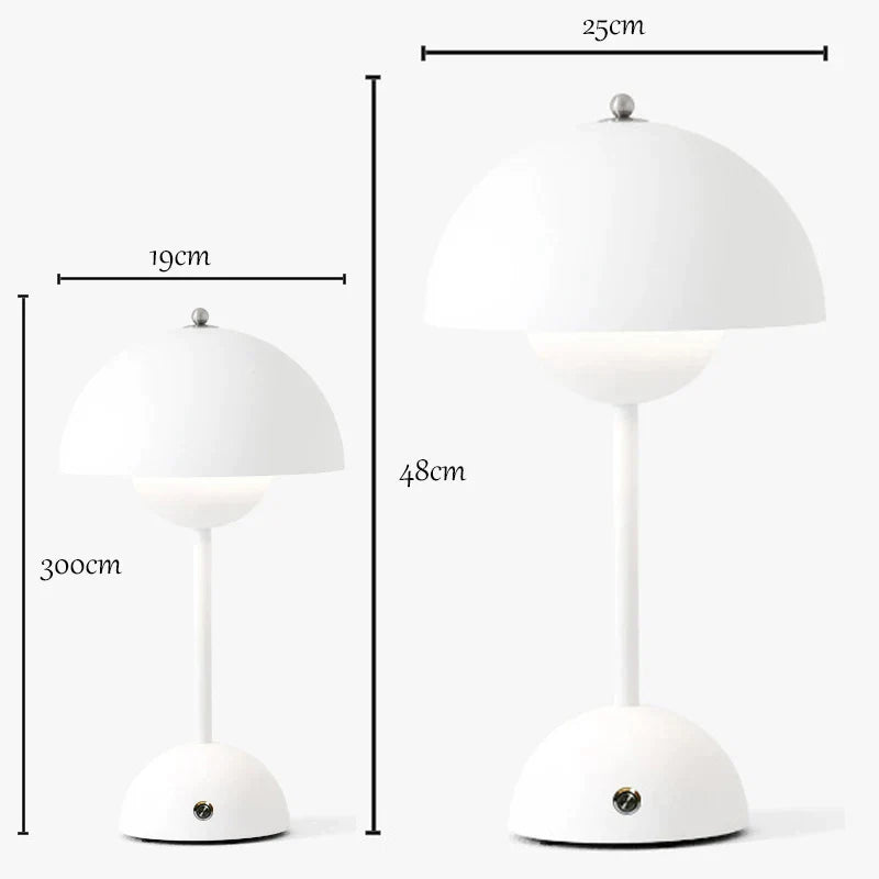 Decorbites™ Bud Metall-Schreibtischlampe mit Touch-Steuerung und Mehrfarbiger Dimmbarkeit