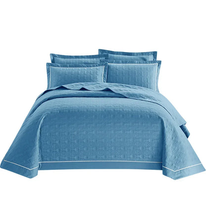 Decorbites™ Baumwoll-Tagesdecke-Bettüberwurf-Set mit dicker Steppung für luxuriöse Bettwäsche