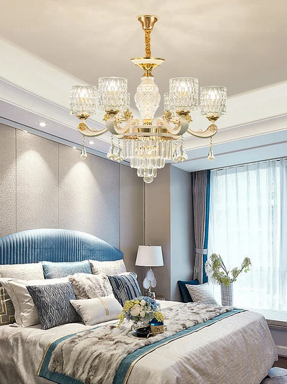 Decorbites™ Kristall-Deckenleuchter: Moderner europäischer Stil, hochwertiger Luxus für Wohnzimmer, Esszimmer