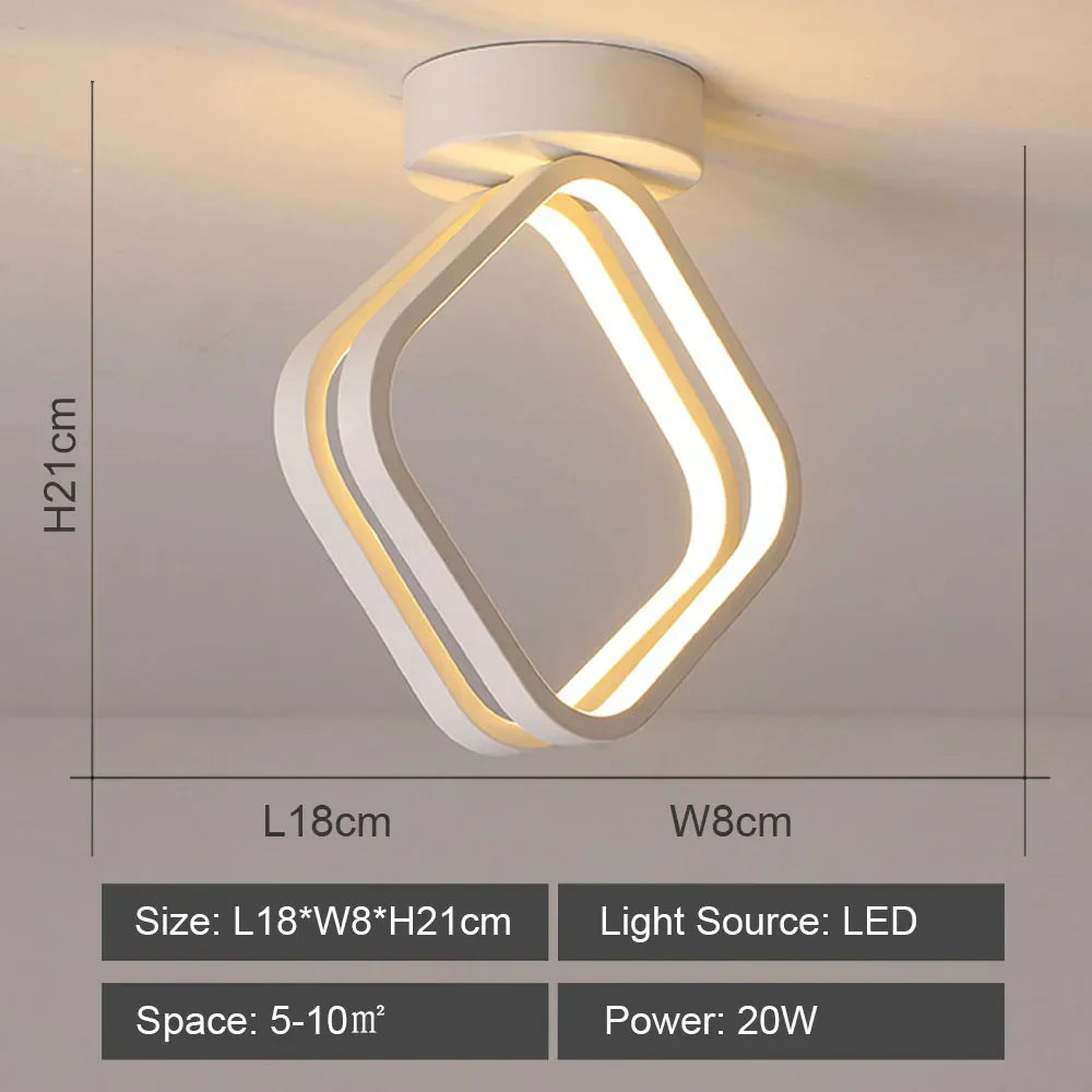 Decorbites™ LED-Deckenleuchte für modernes Wohnzimmer- und Schlafzimmerbeleuchtung