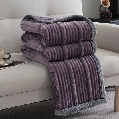 Decorbites™ Leichtes Luxus-Sofadecke für Herbst/Winter, gemütliche Decke für Büro und Schlafzimmer