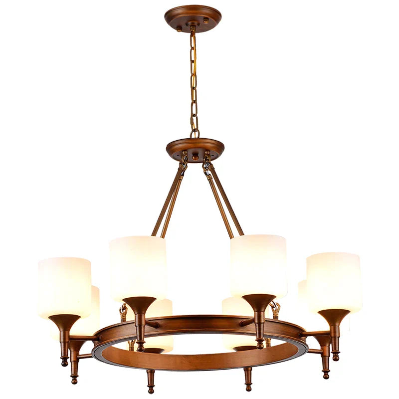 Decorbites™ Land-Stoff-Lüster: Schmiedeeisernes Schlafzimmer-Küchen-Wohnzimmer-Deckenlicht