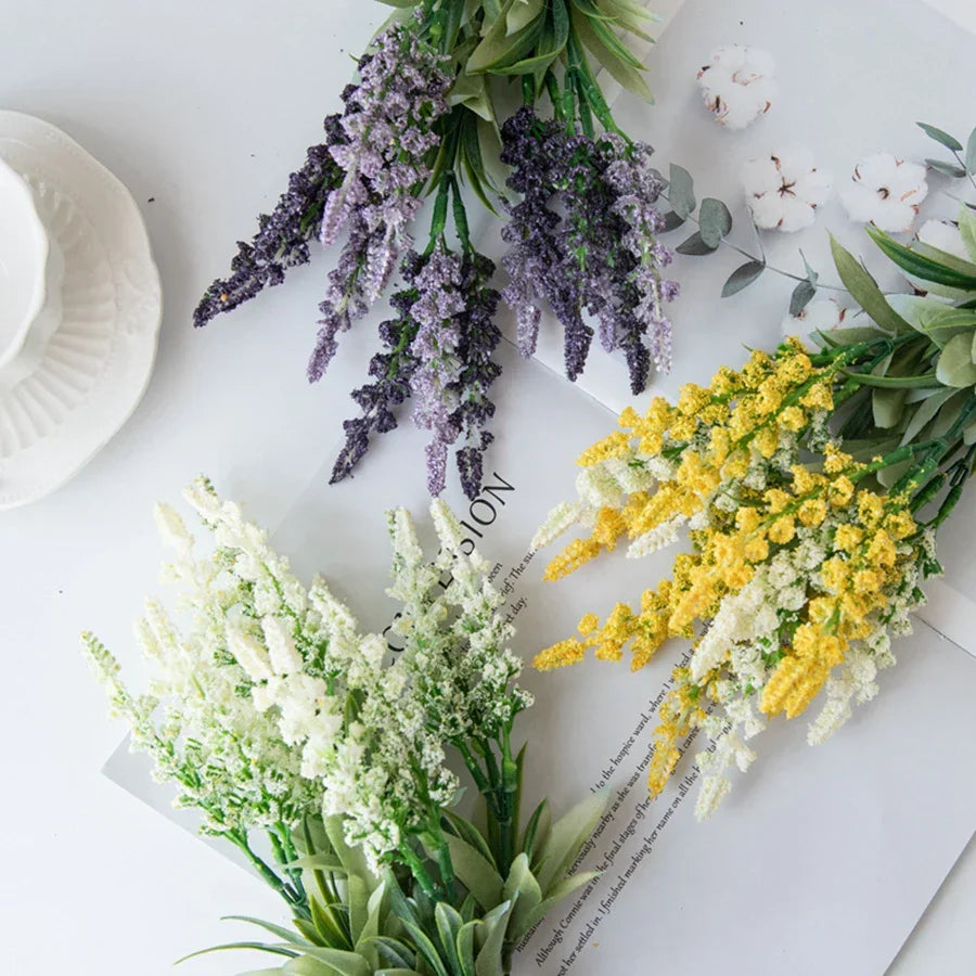 Decorbites™ Lavendel-Schaumblume Familienzimmer-Vase Hochzeitsstrauß Gartenrosen-Bogen-Dekoration